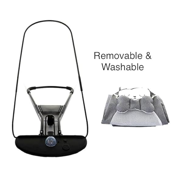 Infant Comfort Baby Bouncer Rocking Chair -Ergonomic Design Baby Bouncy Seats Foldable and Reclining Baby Sleeping & Swing Chair