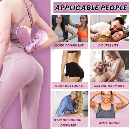 Thigh Master and Inner Thigh Exercise Equipment | Pelvic Floor Exerciser Device | Training Tool | for Home, Gym, Fitness, Workout, Stretcher | for Men & Women