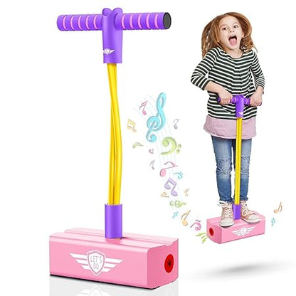 Pogo Stick Foam Jumper | Safe Squeaky Jumping Stick for Teens Adults