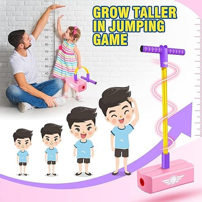 Pogo Stick Foam Jumper | Safe Squeaky Jumping Stick for Teens Adults