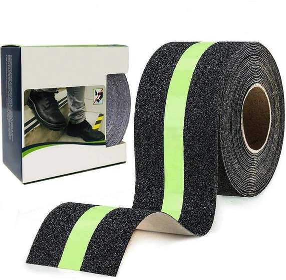 Premium Heavy Duty Strong Anti Skid Tape for Safety and Traction, Indoor or Outdoor, Stair and other Slippery Surfaces Waterproof Anti Slip Glow in the Dark High Traction, Easy Use