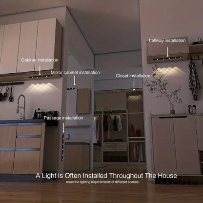 Muvit LED Motion Sensor Cabinet Light with Rechargeable Light