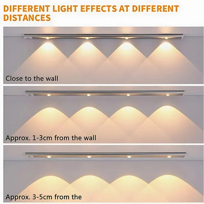 Muvit LED Motion Sensor Cabinet Light with Rechargeable Light