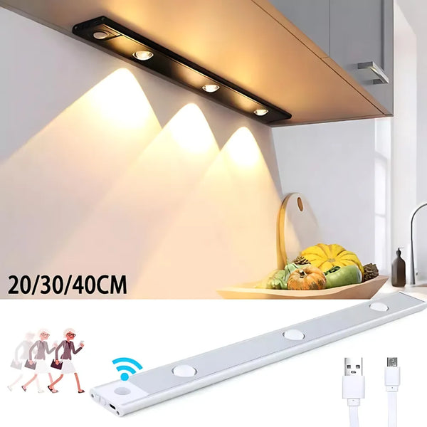 Muvit LED Motion Sensor Cabinet Light with Rechargeable Light