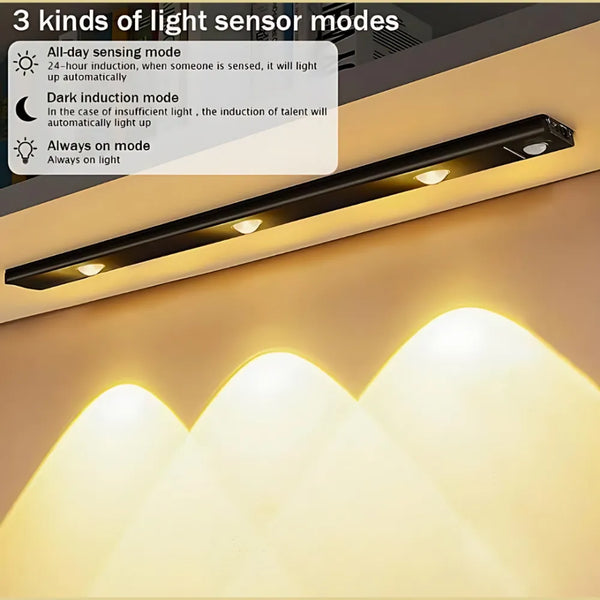 Muvit LED Motion Sensor Cabinet Light with Rechargeable Light